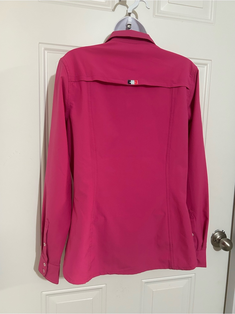 Hunt Club Women's Button-Down Shirt in Bright Pink - Picture 2 of 7